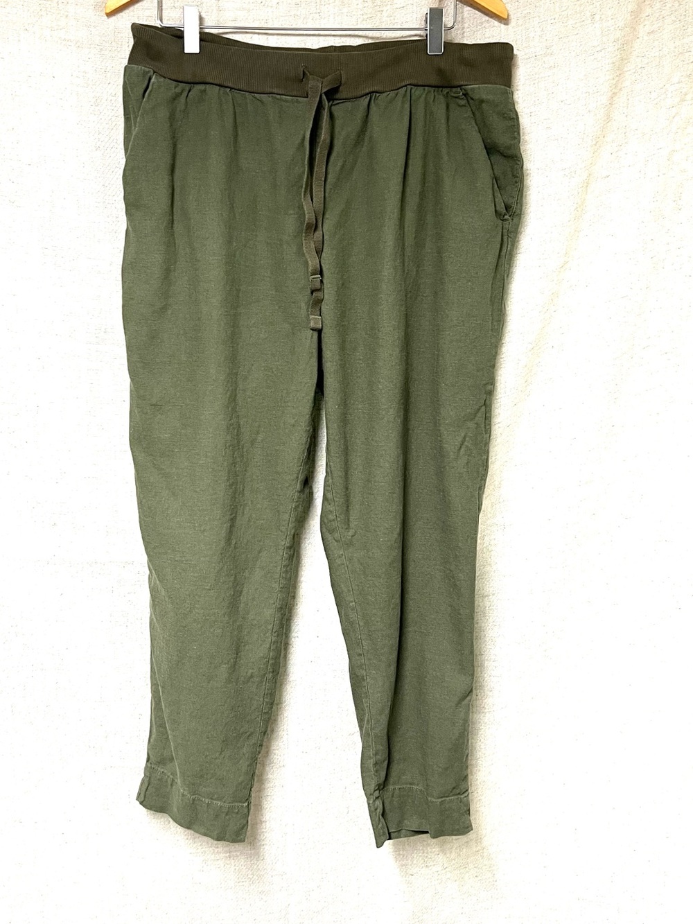 Lucky brand linen blend pull on pant